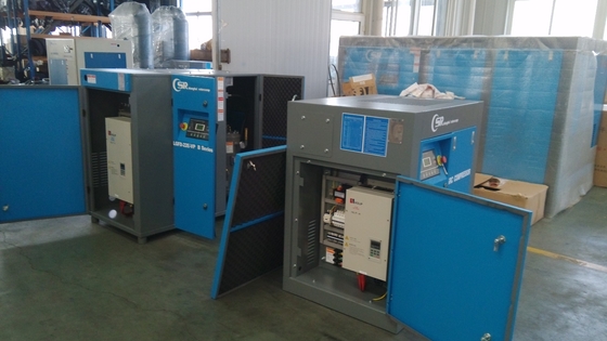 磁気VSDオイルは回転式ねじ圧縮機の二重段階160kw/215hpを注入した