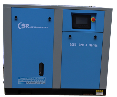 電力オイル自由なねじ空気圧縮機22kw/30hp