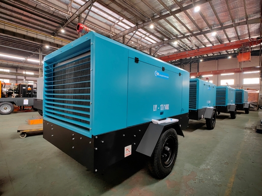 低騒音 ディーゼルスクリューコンプレッサー 工業用/商業用 210-260HP