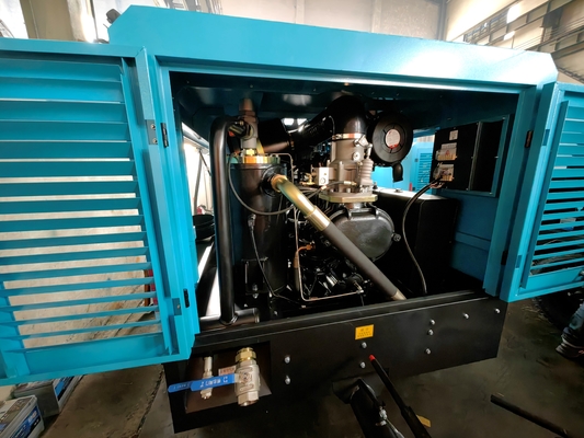 カミンズ 210-260HP ディーゼルスクリューコンプレッサー 空気/水冷却 CE/ISO9001 認定