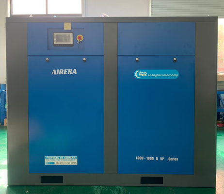 160KWスクリューエアコンプレッサー / 90Lインテリジェントコントローラ付きローータリースクリューエアコンプレッサー