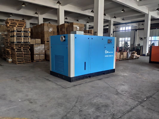 水潤滑オイル自由なねじ圧縮機ベルト駆動132KW 1.0MPa