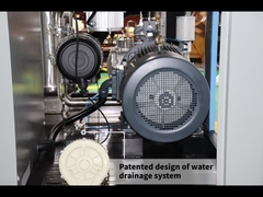 オイル10hp - 100hp --を採鉱する冶金学のための自由な回転式ねじ空気圧縮機